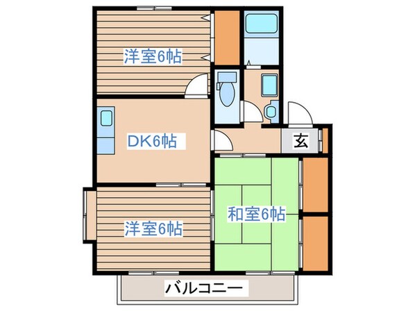 ロイヤルヒルズ雷神の物件間取画像